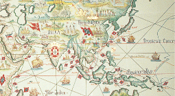 16世紀頃の東南アジアの地図